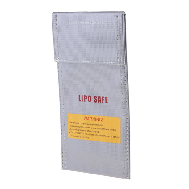 Silver Fire Resistant Explosion Proof Lipo Battery Guard Envelope Bag for Safe